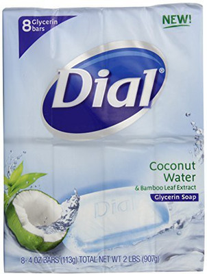 

Dial Glycerin Soap, Coconut Water And Bamboo Leaf Extract,8 Count(113 g, Pack of 8)