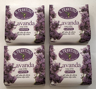 

Saponeria Nesti Firenze Il Frantoio Dei Desideri: "lavanda" Lavender Scented Olive Oil Soap(100 g, Pack of 4)