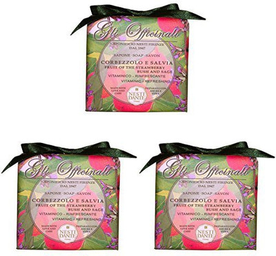 

Saponeria Nesti Firenze "corbezzolo E Salvia" Vitaminic And Refreshing Soap, "gli Officinali" Line(200 g, Pack of 3)