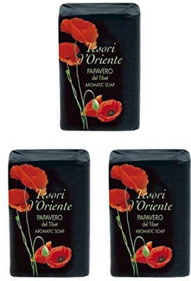

Tesori D'oriente "papavero Del Tibet" Tibet Poppy Perfumed Soap Packages(149.9186 g, Pack of 3)