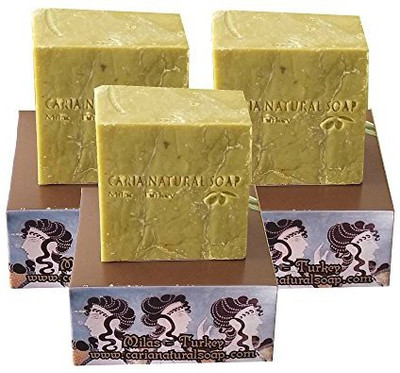

Caria Handmade Soap 3 Bars Olive And Wild Pistacia Oil Bar(100 g, Pack of 3)
