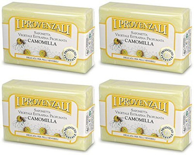 

I Provenzali "camomilla" Vegetable Perfumed Soap, Chamomile Scent(100 g, Pack of 4)