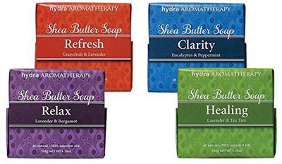 

Hydra Aromatherapy Shea Butter Soap(180 g, Pack of 4)