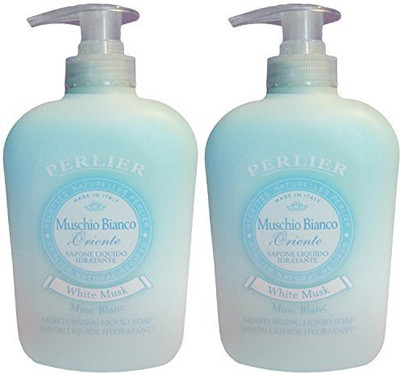 

Perlier "muschio Bianco Doriente" Liquid Soap, White Musk Scent, Measuring Cap(300 ml, Pack of 3)