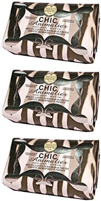 

Saponeria Nesti Firenze "white Tiger" Natural Perfumed Soap, "chic Animalier" Line 8.8 Ounce(250 g, Pack of 3)