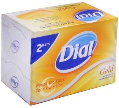 

Dial Gold Antibacterial Deodorant Bar Soap, 2 Count(63.765 g, Pack of 2)