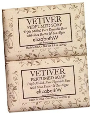 

elizabeth W Vetiver Perfumed Soap(100 g, Pack of 2)