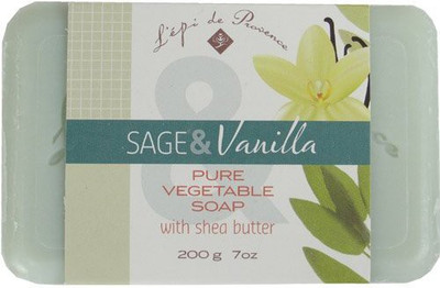 

L'Epi de Provence 2 Pack Epi Provence Sage Vanilla r Shea Butter Soap(200 g, Pack of 2)