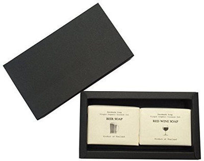 

Thaigreen Soap Beer And Wine Soap In Black Box : Set Of 2(70 g, Pack of 2)