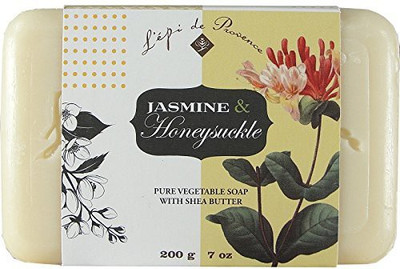

L'Epi de Provence 2 Pack Epi Provence Jasmine Honeysuckle Pure Vegetable Shea Butter Soap(200 g, Pack of 2)