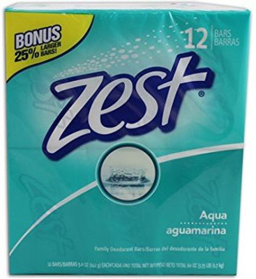 

Zest Aqua Bar Soap , 12-count(141.7 g, Pack of 12)