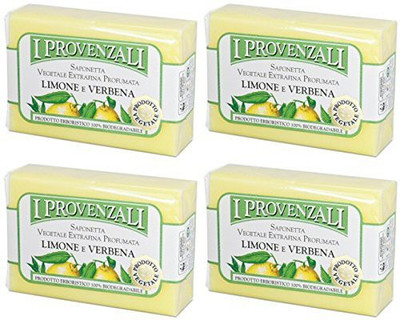 

I Provenzali "limone E Verbena" Vegetable Perfumed Soap, Lemon And Verbena Scent(100 g, Pack of 4)
