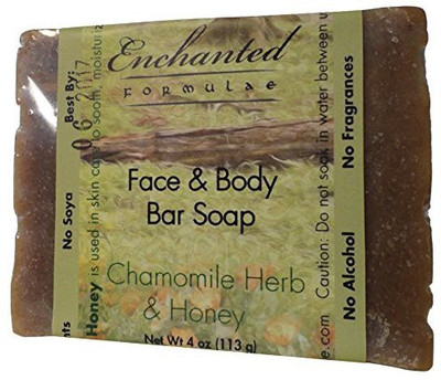 

Enchanted Formulae Face & Body Bar Soap With Chamomile Herb & Honey(113 g)