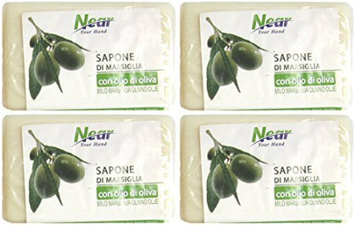 

Near Your Hand "con Olio Di Oliva" Marseille Soap With Olive Oil(150 g, Pack of 4)