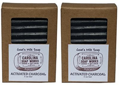

Carolina New Release Deal Handmade Goat Milk Soap, Activated Charcoal(141.7 g, Pack of 2)