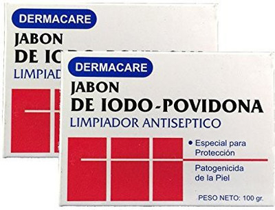 

Dermacare Povidone Iodine Bar Soap, Package Of 2(100 g, Pack of 2)