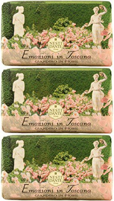 

Saponeria Nesti Firenze "giardino Fiorito" Perfumed Natural Soap, "emozioni In Toscana" Line(250 g, Pack of 3)