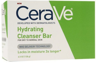 

CeraVe Hydrating Cleanser For Dry To Normal Skin, Pack Of 6 Soap(127.53 g, Pack of 6)