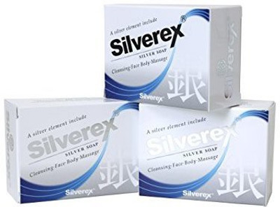 

Silverex [dewbell] Silver Soap Body Soap Bar Antibiotic Effect Pure Silver Good For Skin And Hair(100 g)