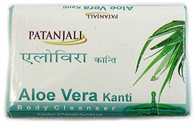 

Patnajali Aloe Vera Kanti Body Cleanser For Natural Beauty And Glow Skin Soap(75 g)