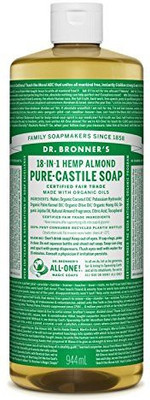 

Dr. Bronner's Magic Soaps 18-in-1 Hemp Pure-castile Soap Almond(946.24 ml)
