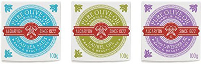 

Alqaryon Assorted Olive Oil Bar Soaps, Bath & Beauty Care, Pack Of 3 Bars(100 g, Pack of 3)
