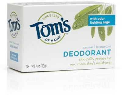 

Tom's Of Maine Moisture Bar Deodorant Natural Beauty Bar Soaps, 2 Count(113 g, Pack of 2)