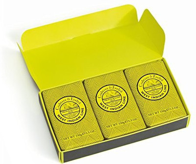 

Crabtree & Evelyn Triple Milled Soap Set For Men, West Indian Lime(150.202 g, Pack of 3)