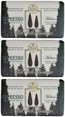

Saponeria Nesti Firenze "cipresso Mediceo" Regenerating Triple Milled Perfumed Vegetal Soap(250 g, Pack of 3)