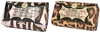 

Saponeria Nesti Firenze Set Of Two "chic Animalier" Perfumed Soaps Box Of 2(250 g, Pack of 2)