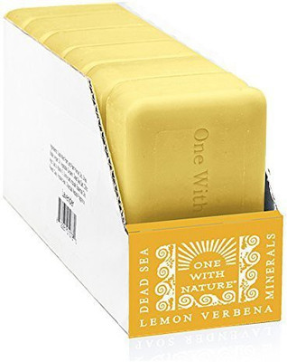 

One With Nature Dead Sea Mineral Soap Lemon Verbena(113.36 g, Pack of 6)