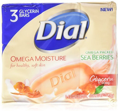 Dial Omega Packed Sea Berries Glycerin Soap(113 g, Pack of 3)