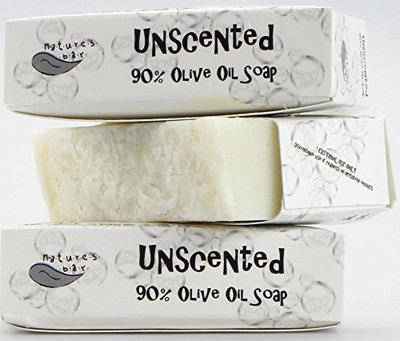 

Natures Bar 90% Olive Oil Unscented Soap(77.935 g, Pack of 3)