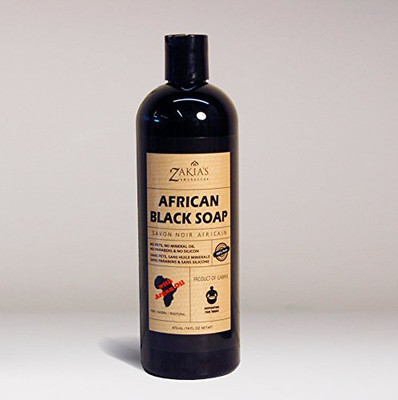 

Zakia's Morocco African Black Soap With Argan Oil - Liquid - 100% Natural(453.44 g)