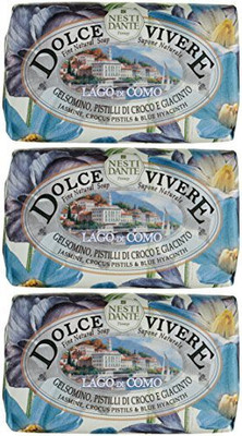 

Saponeria Nesti Firenze "lago Di Como" Perfumed Fine Natural Soap, "dolce Vivere" Line(250 g, Pack of 3)