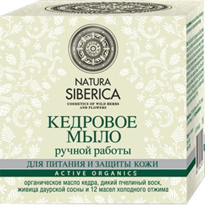 

Natura Siberica Hand Made "protection & Nourishing" With Organic Cedar Oil, Beeswax, Pinus Dauricus 12 Oils Soap(100 g)