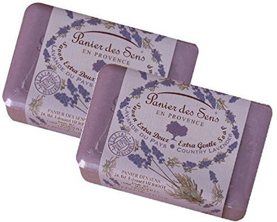 

Panier Des Sens Country Lavender Shea Butter Vegetable Bar Soap - 2 Bars, Each(198.38 g, Pack of 2)