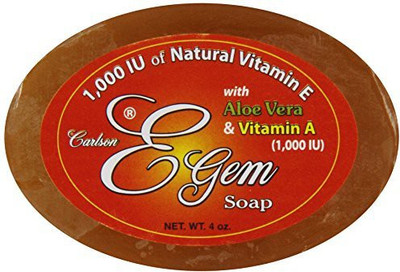

Carlson Laboratories Labs E-gem Natural Vitamin E Skin Care Bar Soap, 10-bar Package(113.36 g, Pack of 10)