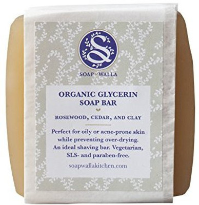 

Soapwalla Organic Vegan Rosewood, Cedar & Clay Soap Bar(113.36 g)