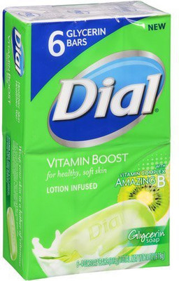 

Dial Vitamin Boost Glycerin Soap, 6 Count(113.36 g, Pack of 6)