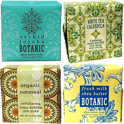 

Greenwich Bay Trading Company 4 Scents Soap Sampler Set - Enriched With Shea Butter(179.959 g, Pack of 4)