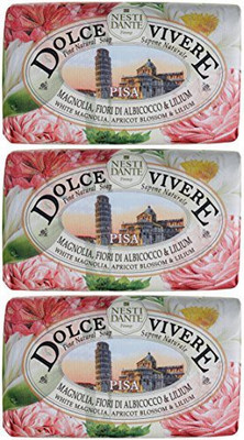 

Saponeria Nesti Firenze "pisa" Perfumed Fine Natural Soap, "dolce Vivere" Line(250 g, Pack of 3)