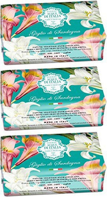 

Hanorah "giglio Di Sardegna" Extra Gentle Vegetable Soaps, "acque Di Italia" Line(200 g, Pack of 3)