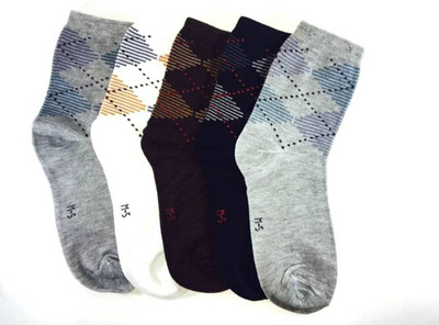 Tahiro Men & Women Self Design Low Cut, Ankle Length, Mid-Calf/Crew(Pack of 5)