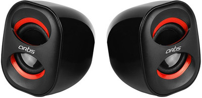 33 Off On Artis Mini 2 0 Usb Multimedia Speakers Portable Laptop Desktop Speaker Red 2 0 Channel On Flipkart Paisawapas Com