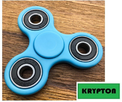 

Krypton Tri Fidget Hand Finger Spinning Carouser Complete enjoyment(Multicolor)