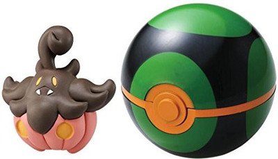 

Takara Tomy Pokemon Monster Collection B-09 Dark Ball & Baketcha(Green, Brown)