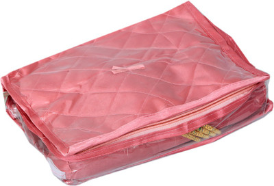 

Kuber Industries " Locker Jewellery Kit / Jewellery box/Make Up Kit/ Wedding Collection Gift In satin Makeup Vanity Box(Pink)