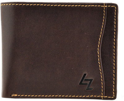 

Leather Zentrum Men Brown Genuine Leather Wallet(8 Card Slots)