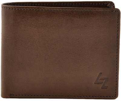 Leather Zentrum Men Brown Genuine Leather Wallet(6 Card Slots)
